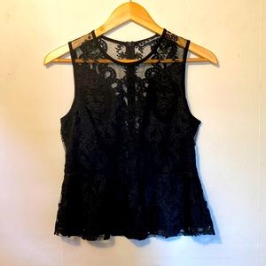 For the Love & Lemons Lace Black Top